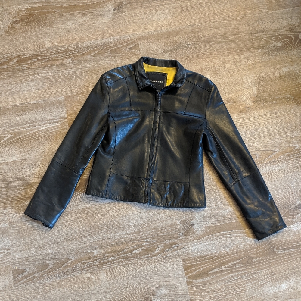 Andrew Marc New York Leather Jacket